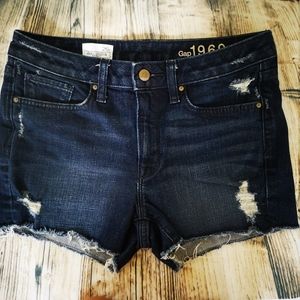 Gap Jean Shorts; Slim Cut Offs